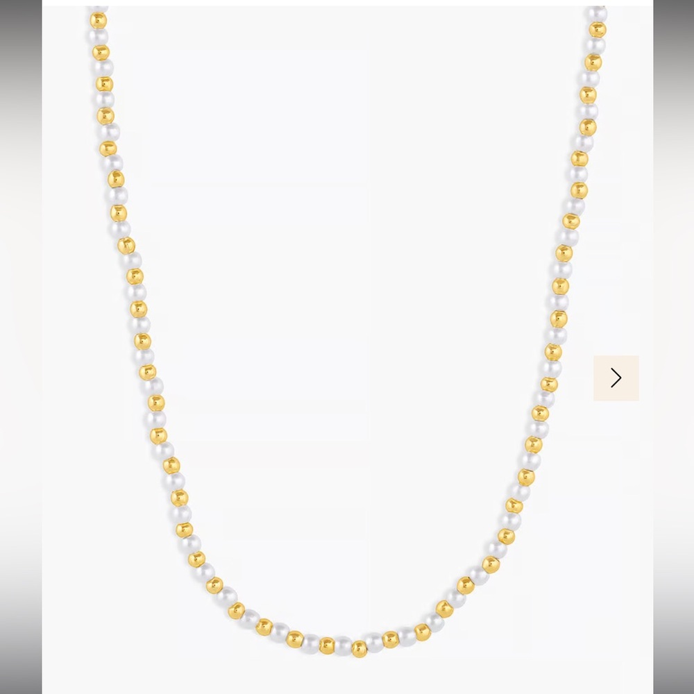Gorjana Poppy Pearl Necklace